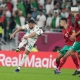 أرشيفية - صاروخية الجزائري يوسف بلايلي في مرمى المنتخب المغربي بربع نهائي كأس العرب قطر 2021 (twitter/ FIFArabCup2021)ب وين وين winiwn