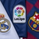 شعار ناديا برشلونة وريال مدريد (Getty) ون ون winwin