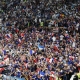 جماهير الأرجنتين وفرنسا في نهائي كأس العالم قطر 2022 في ملعب لوسيل - Argentina and France fans at the 2022 FIFA World Cup Qatar Final at Lusail Stadium غيتي ون ون winwin getty