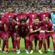 صورة جماعية للاعبي منتخب قطر من مشاركتهم في كأس العالم قطر 2022 (Getty) ون ون winwin