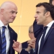 إنفانتينو وماكرون (Getty) Infantino and Macron وين وين winwin