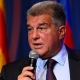 خوان لابورتا رئيس نادي برشلونة - Joan Laporta غيتي ون ون winwin Getty