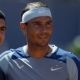 الإسبانيان رافائيل نادال وكارلوس ألكاراز - Spain's Rafael Nadal (R) and Carlos Alcaraz غيتي ون ون winwin Getty