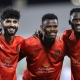 فرحة لاعبي نادي الدحيل بالفوز على السيلية في الدوري القطري (DuhailSC/Twitter) وين وين winwin