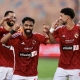 من مباراة الأهلي والداخلية في بطولة الدوري المصري الممتاز