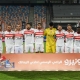 فريق الزمالك في مباراة الداخلية في الدوري المصري