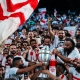 جمهور الزمالك يحتفل بلقب كأس السوبر الأفريقي بعد الفوز على الأهلي